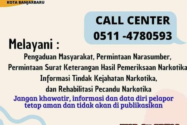 Call center BNN Kota Banjarbaru Call
