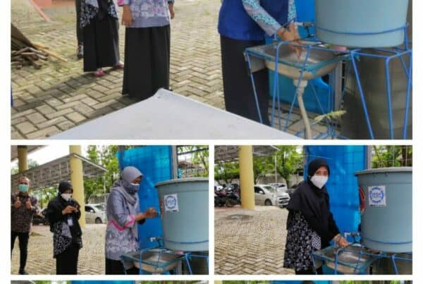 BNN Kota Banjarbaru – Pelaksanaan peregangan otot sekaligus berjemur