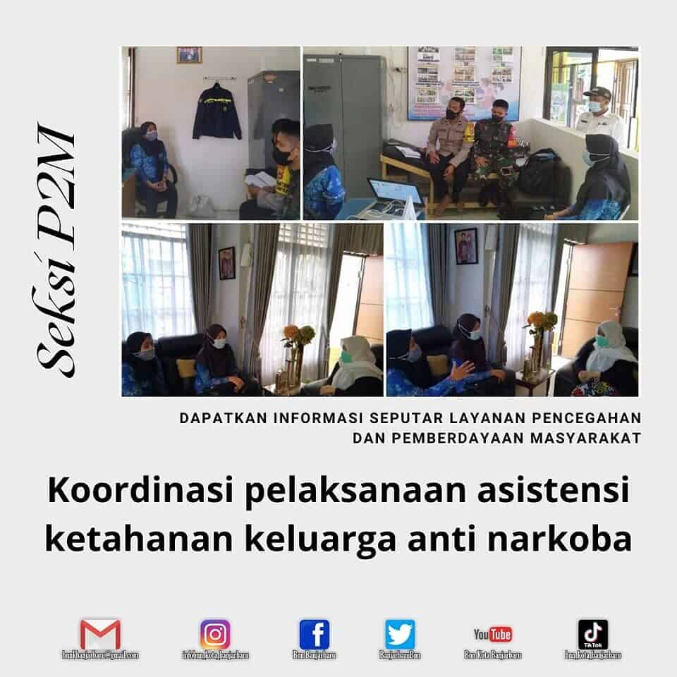 Kegiatan BNN Kota Banjarbaru - dengan tetap memperhatikan protokol pencegahan penyebaran COVID-19 Kegiatan BNN Kota Banjarbaru –