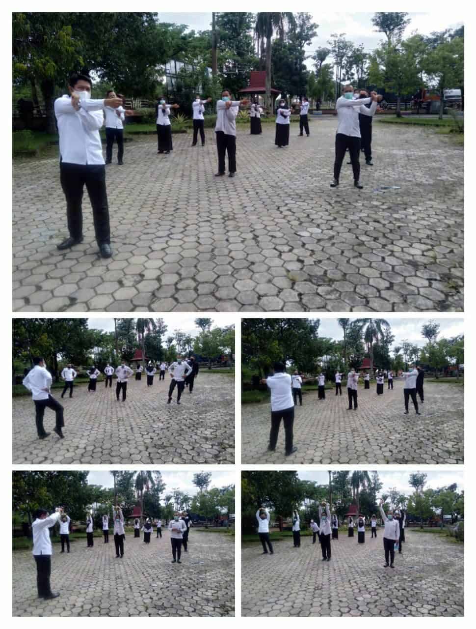 BNNK Banjarbaru - Pelaksanaan peregangan otot sekaligus berjemur BNNK Banjarbaru - Pelaksanaan peregangan otot sekaligus berjemur