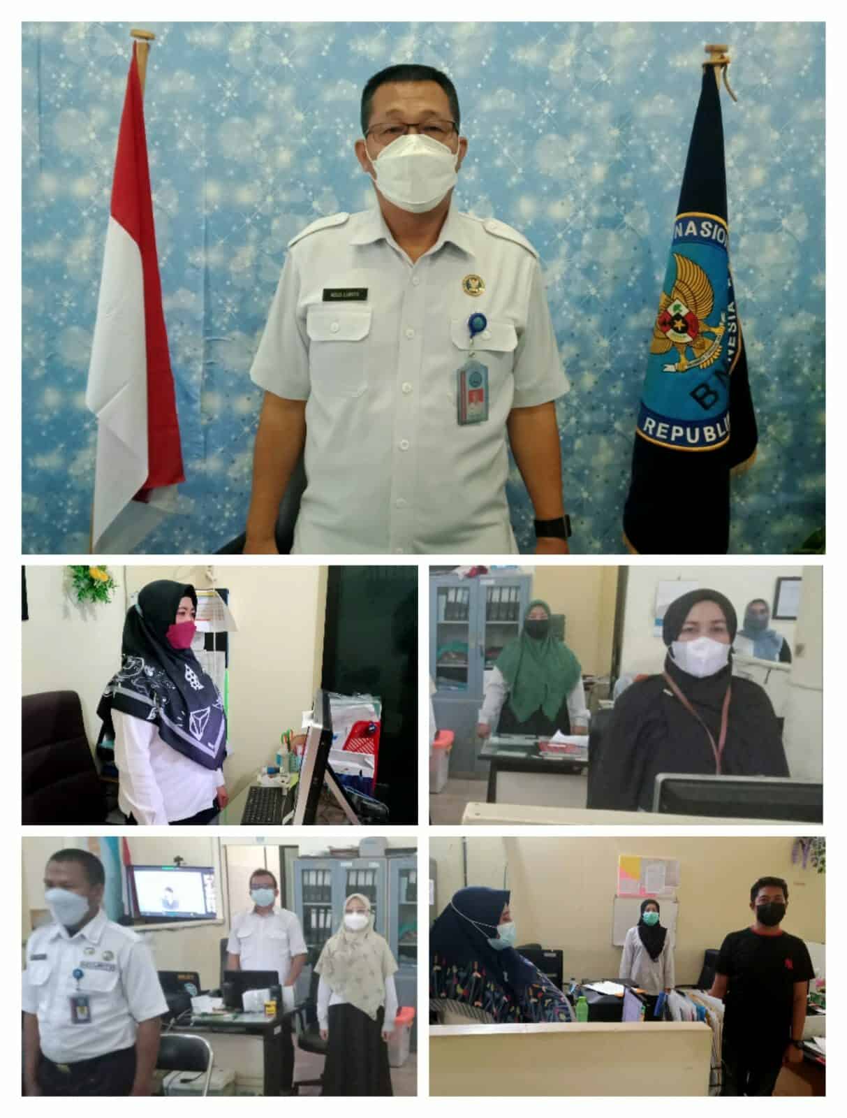 Kegiatan BNN Kota Banjarbaru - Mendengarkan lagu kebangsaan Indonesia Raya. Kegiatan BNN Kota Banjarbaru – Mendengarkan lagu kebangsaan Indonesia Raya.