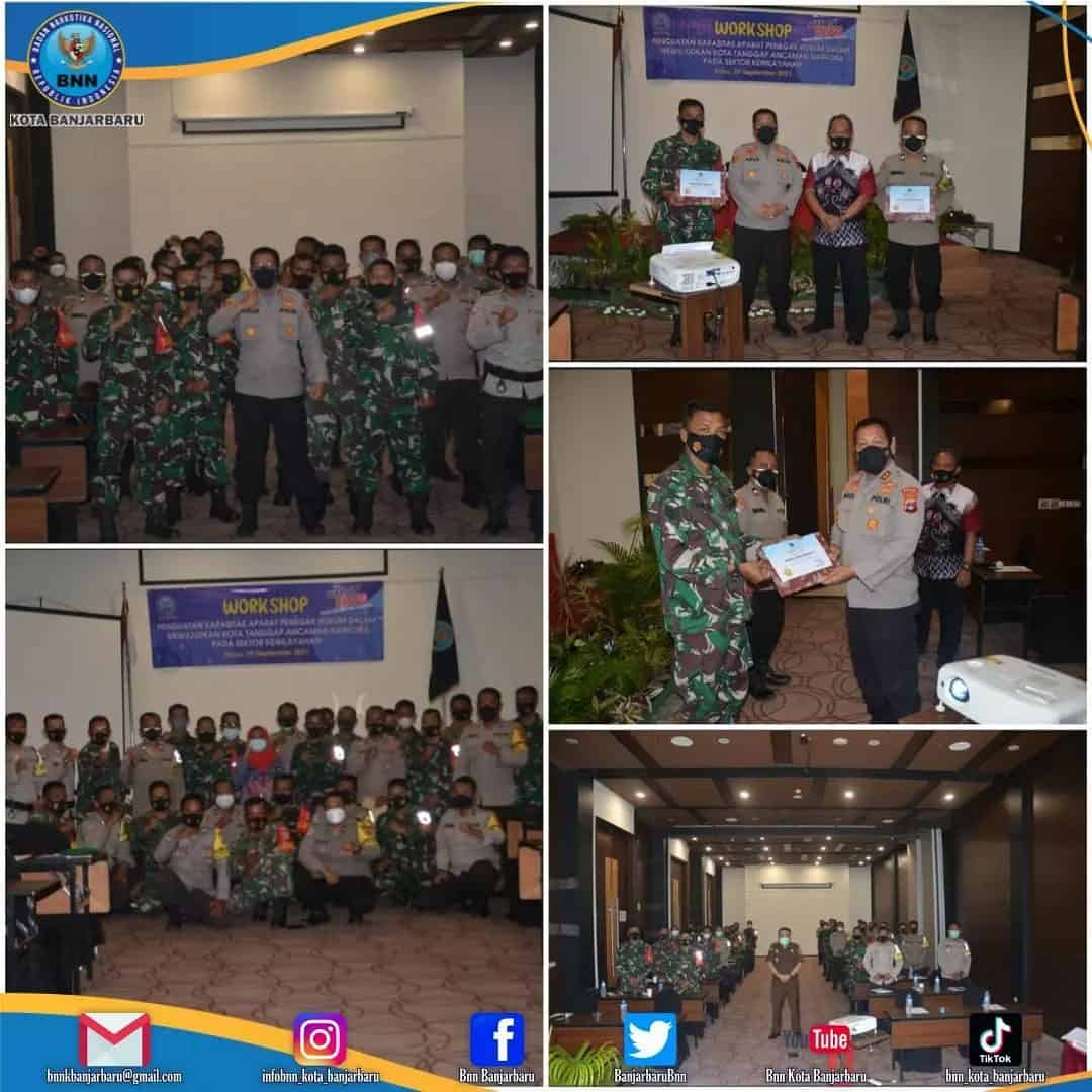 BNN Kota Banjabaru - Pelaksanaan Workshop Penguatan Aparat Penegak Hukum Dalam Mewujudkan Kota Tangggap Ancaman Narkoba Pada Sektor Kewilayahan. BNN Kota Banjabaru – Pelaksanaan Workshop Penguatan Aparat Penegak Hukum Dalam Mewujudkan Kota Tangggap Ancaman Narkoba Pada Sektor Kewilayahan.