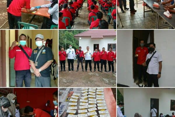 BNN Kota Banjarbaru – Screening test urine bagi anggota Manggala Agni Daops Kalimantan V/ Banjar