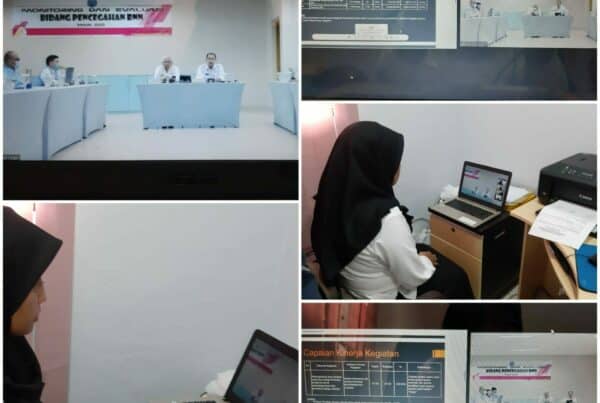 BNN Kota Banjarbaru -Mengikuti kegiatan Monitoring dan Evaluasi Deputi Bidang Pencegahan secara virtual. Konsep Otomatis