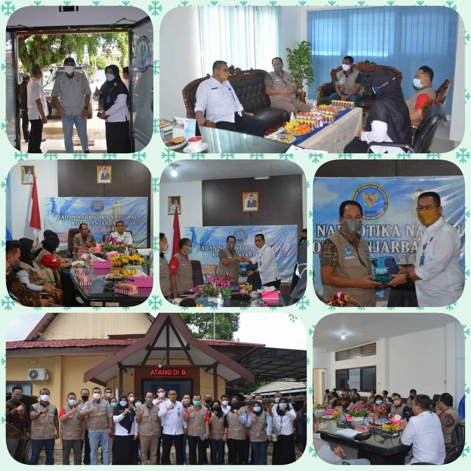 BNN Kota Banjarbaru - Menerima kunjungan kerja BNK Kapuas Konsep Otomatis