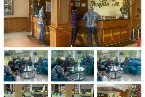 BNN Kota Banjarbaru - Koordinasi dengan pihak management Hotel di Wilkum Kota Banjarbaru.