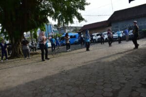 BNN Kota Banjarbaru - Pembinaan Jasmani Pegawai BNN Kota Banjarbaru.