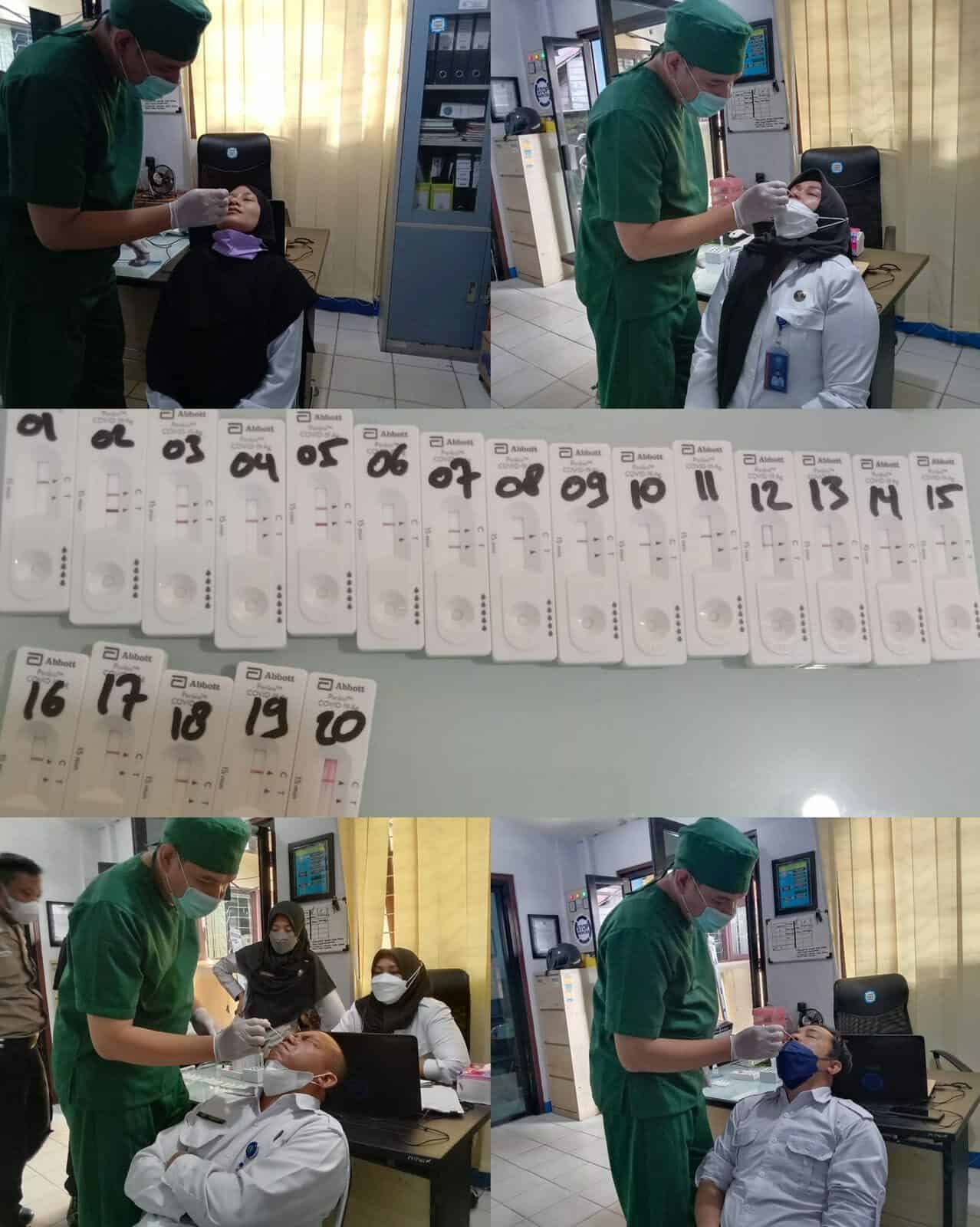 BNN Kota Banjarbaru - Melaksanakan Pemeriksaan Kesehatan dan Rapid test Swab Antigen kepada pegawai BNN Kota Banjarbaru. BNN Kota Banjarbaru – Melaksanakan Pemeriksaan Kesehatan dan Rapid test Swab Antigen kepada pegawai BNN Kota Banjarbaru.
