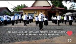 Pengucapan Ikrar pencanangan pembangunan zona integritas