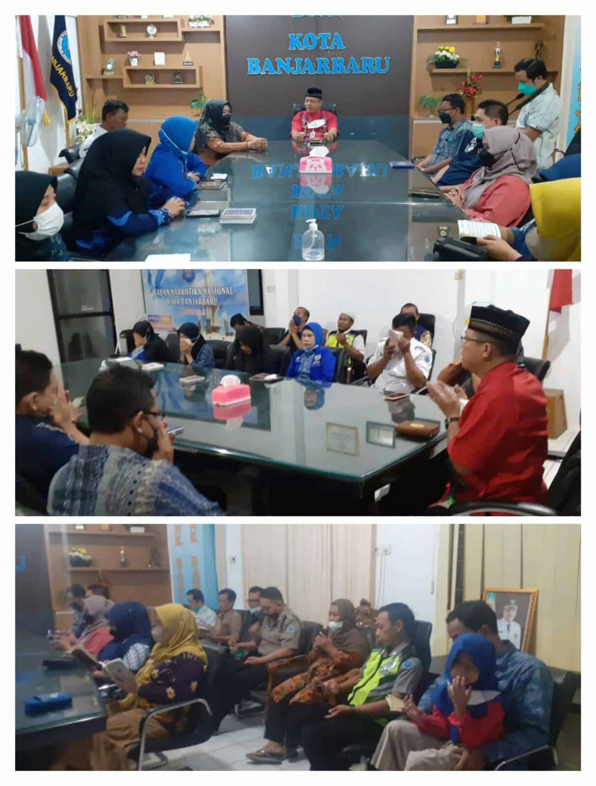 BNN Kota Banjarbaru - pembacaan Yasin (dalam rangka mengisi kegiatan di bulan Ramadhan). BNN Kota Banjarbaru – pembacaan Yasin (dalam rangka mengisi kegiatan di bulan Ramadhan).