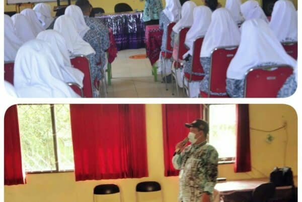 Kegiatan P2M BNN Kota Banjarbaru sosialisasi P4GN di SMAN 2 Banjarbaru