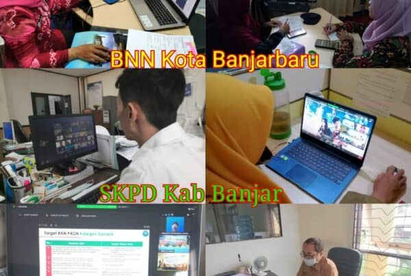 Kegiatan BNN Kota Banjarbaru – Undangan Virtual Meeting Rakortek Pembinaan kepada Pemerintah Daerah terhadap Tindak Lanjut Inpres Nomor 2 Tahun 2020 dan Permendagri Nomor 12 Tahun 2019
