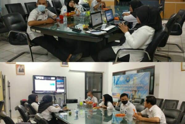 BnN Kota Banjarbaru menghadiri Undangan Virtual Rapat Sosialisasi Aplikasi MMS tahap III