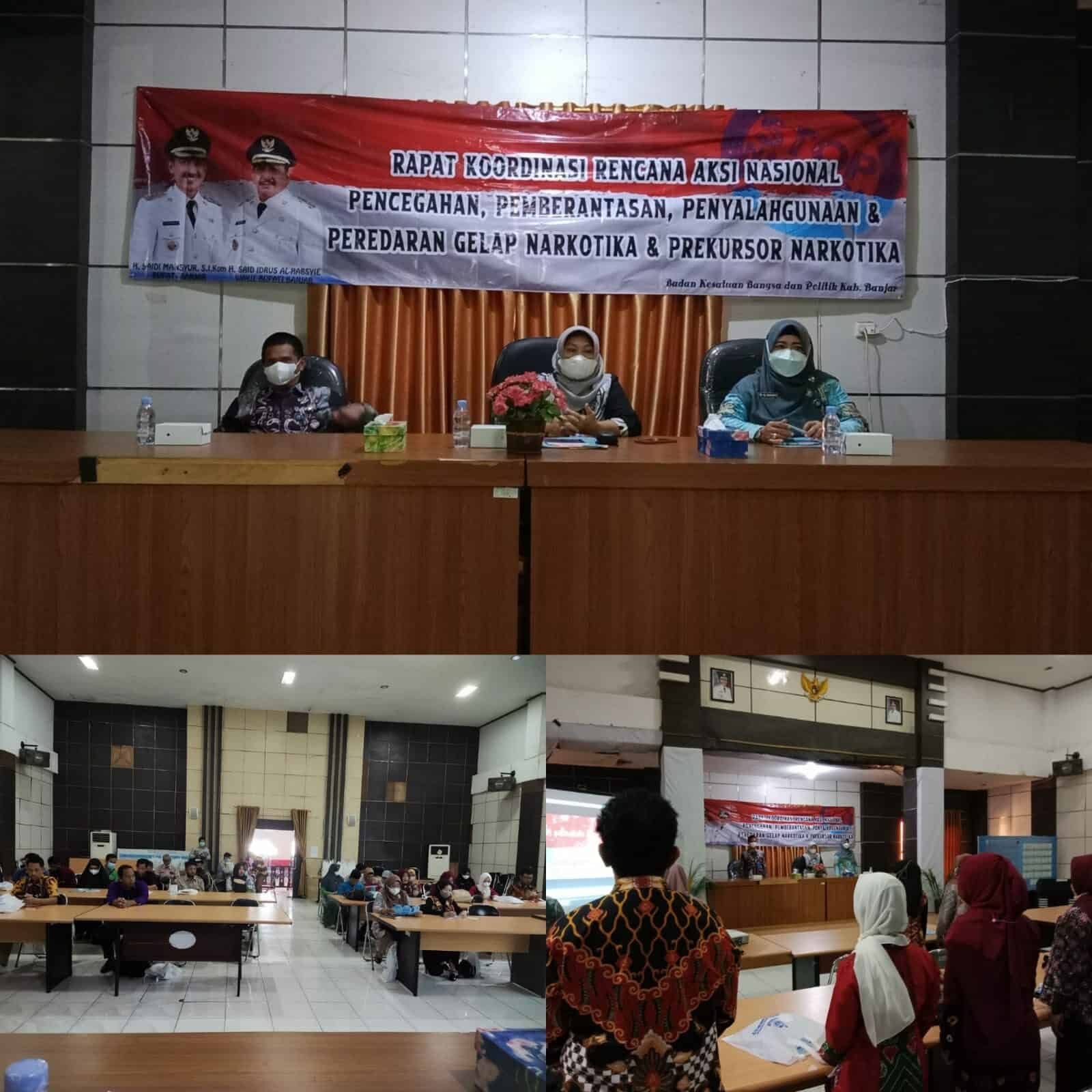 Kegiatan BNN Kota Banjarbaru Kalimantan Selatan Menghadiri undangan kegiatan rapat koordinasi Rencana Aksi Nasional tentang Pencegahan dan pemberantasan dan penyalahgunaan dan peredaran Gelap Narkoba Kegiatan BNN Kota Banjarbaru Kalimantan Selatan Menghadiri undangan kegiatan rapat koordinasi Rencana Aksi Nasional tentang Pencegahan dan pemberantasan dan penyalahgunaan dan peredaran Gelap Narkoba