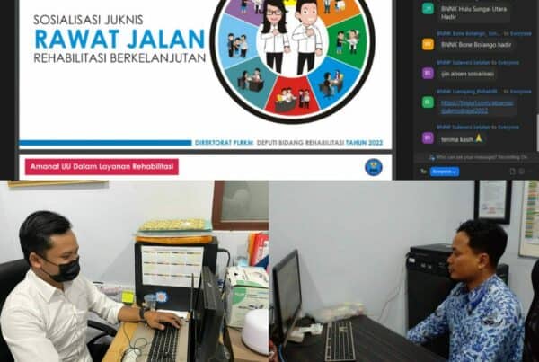 Kegiatan Seksi Rehabilitasi Kota Banjarbaru – Undangan Sosialisasi Modul Layanan Rehabilitasi Rawat Jalan Secara Virtual