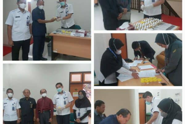 Kegiatan BNN Kota Banjarbaru – Screening test urine bagi Hakim Tinggi dan Pegawai Pengadilan Tinggi Agama Banjarmasin di Banjarbaru