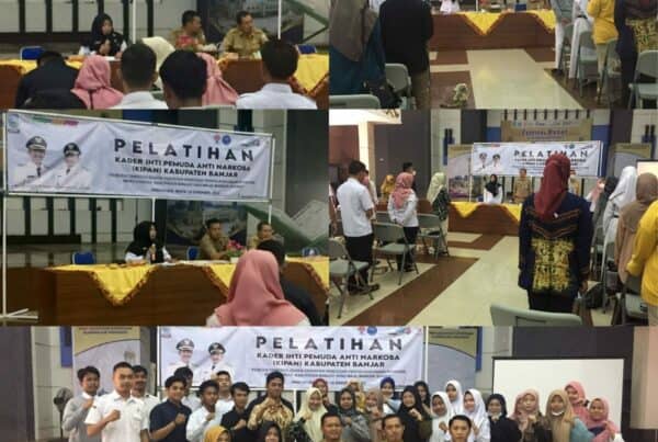 BNN Kota Banjarbaru – Menghadiri undangan permohonan narasumber kegiatan pelatihan KIPAN Kab. Banjar.