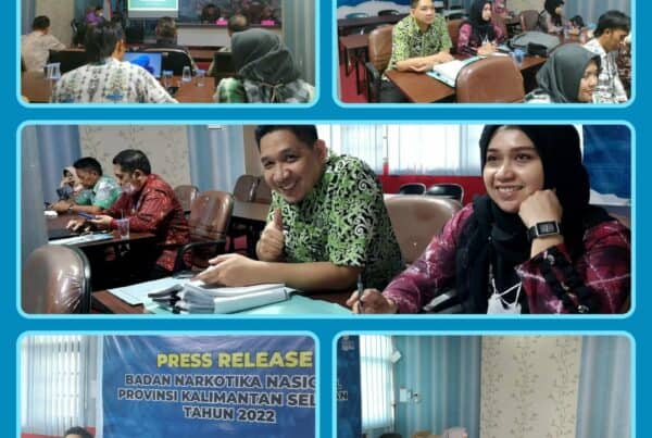 Kegiatan BNN Kota Banjarbaru – Mengikuti Penyusunan Laporan PNBP Semester II Tahun 2022