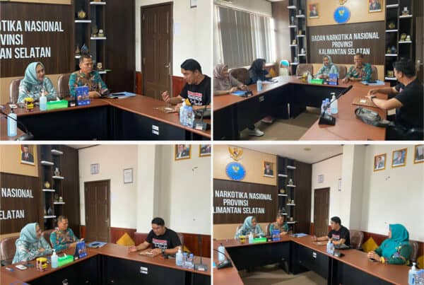 Kegiatan BNN Kota Banjarbaru – Koordinasi Pelaksanaan Kegiatan Deklarasi Anti Narkoba.