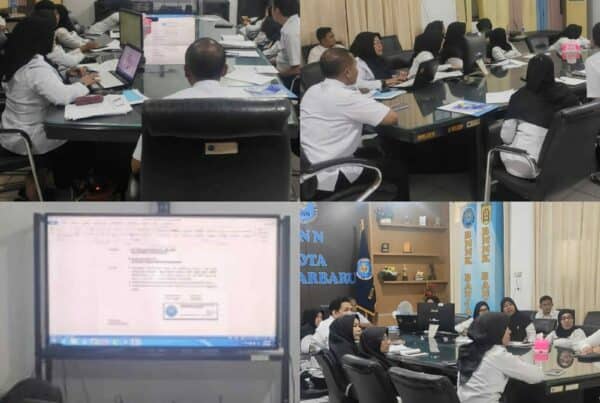 Kegiatan BNN kota Banjarbaru – Pelaksanaan Rapat dalam rangka Sosialisasi Aplikasi SIDINAR (Sistem Informasi Surat Dinas dan Kearsipan)