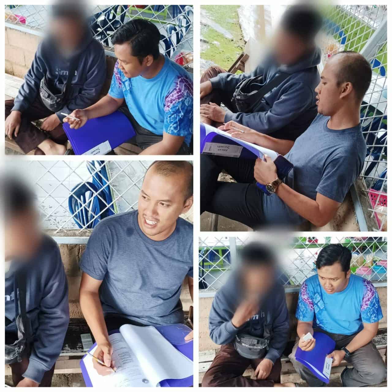 Seksi Rehabilitasi BNN Kota Banjarbaru - Pelaksanaan kegiatan Kunjungan Rumah Klien yang ke II Pascarehabilitasi. Konsep Otomatis