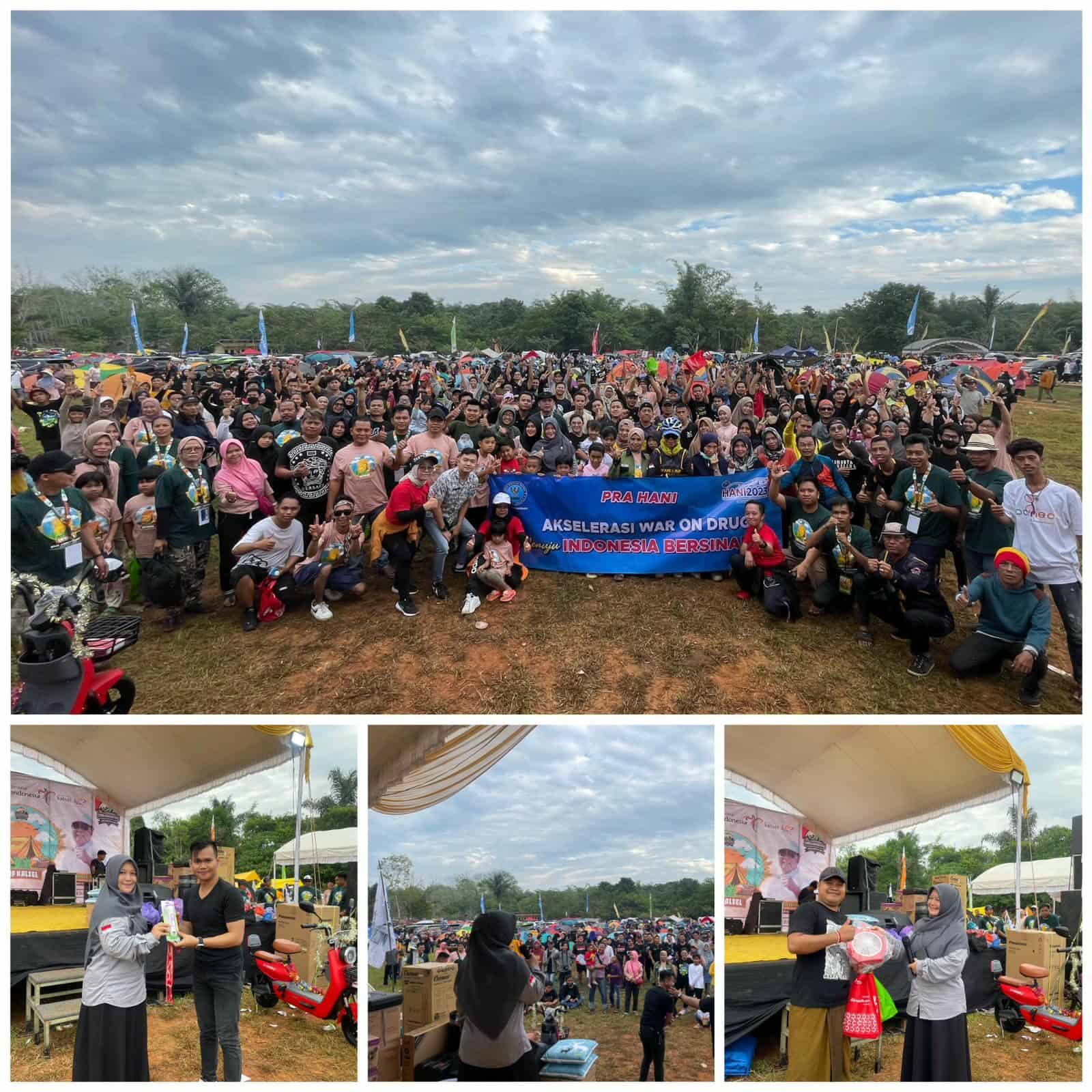 Kegiatan BNN Kota Banjarbaru - Sosialisasi P4GN kepada peserta Camping Adventure Family Indonesia Region Kalimantan Selatan dalam Rangka Pra HANI Tahun 2023. Konsep Otomatis