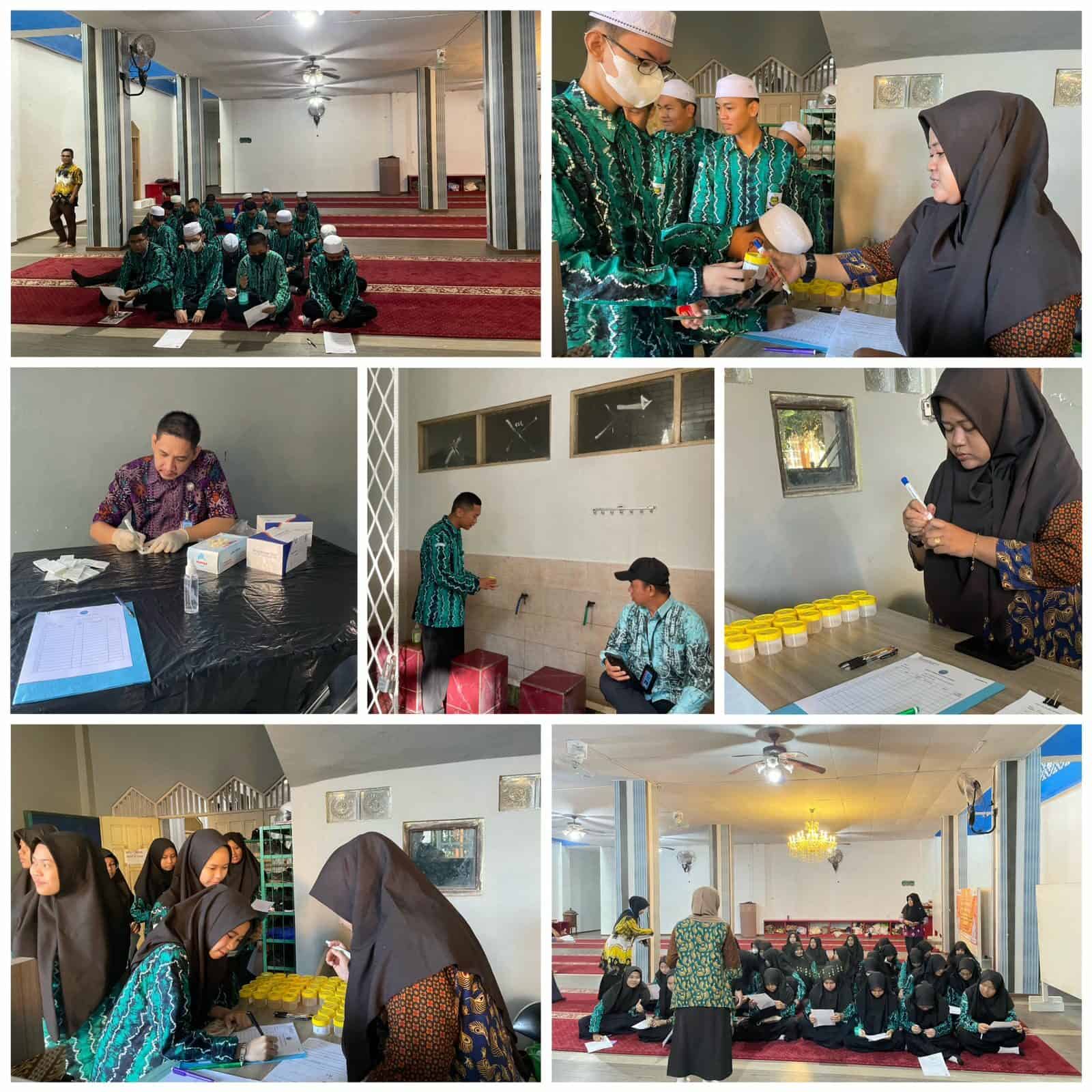 BNN Kota Banjarbaru Pelaksanaan Tes Urine dalam rangka Skrining terhadap Siswa Baru dan Siswa Pindahan SMA IT Qardhan Hasanah Banjarbaru. BNN Kota Banjarbaru Pelaksanaan Tes Urine dalam rangka Skrining terhadap Siswa Baru dan Siswa Pindahan SMA IT Qardhan Hasanah Banjarbaru.