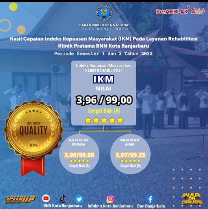 surve layanan BNN Kota Banjarbaru surve layanan BNN Kota Banjarbaru