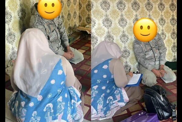 Seksi Rehabilitasi BNNK Banjarbaru-Kegiatan Skrining Intervensi Lapangan di wilayah Kelurahan Syamsudin Noor Kota Banjarbaru