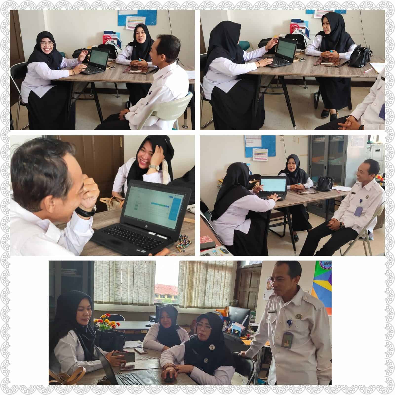 Sub Bagian Umum BNN Kota Banjarbaru- Koordinasi kepegawaian penginputan data dlm aplikasi SI ASN dan e kinerja BKN