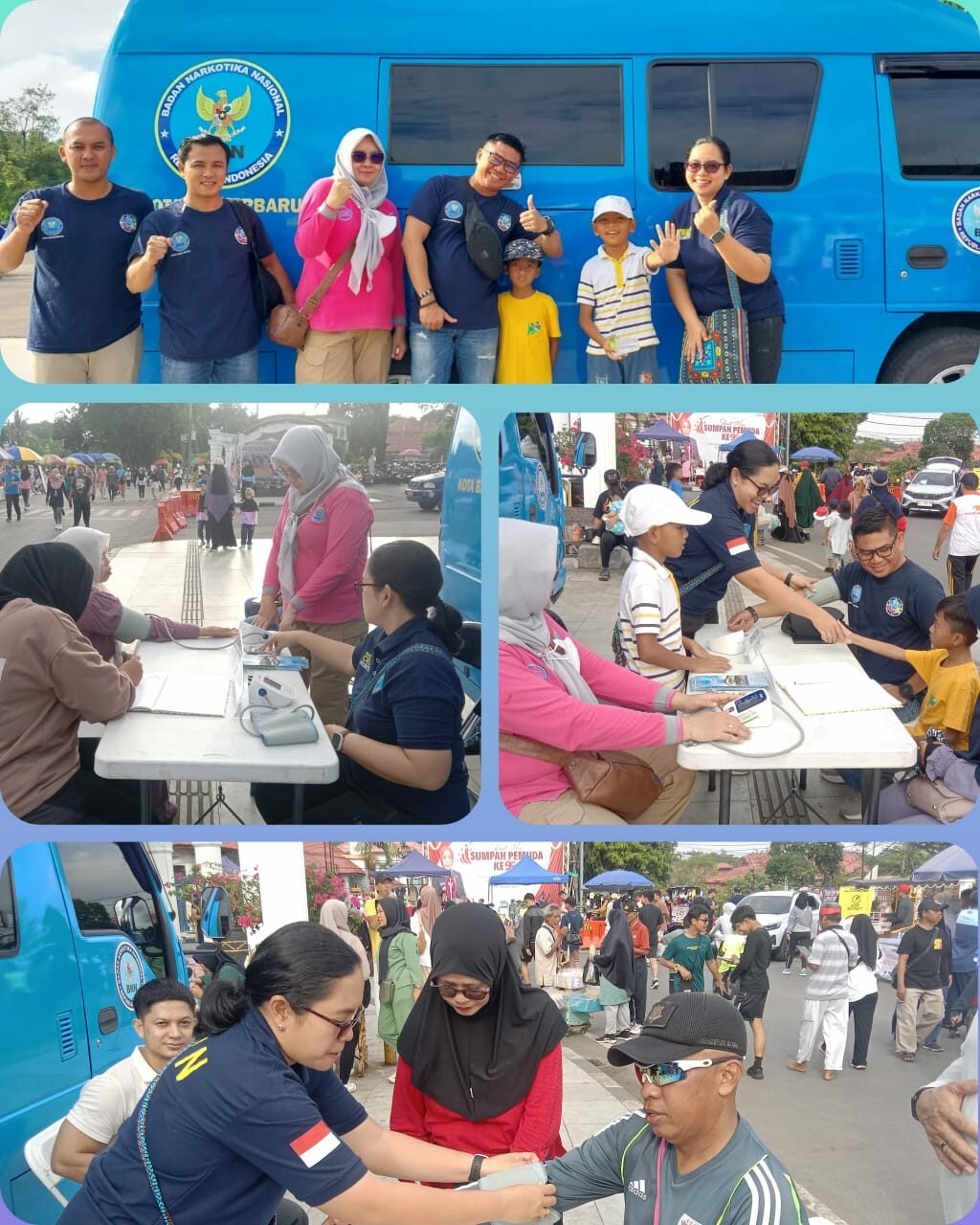 Melaksanakan Kegiatan Pemeriksaan Kesehatan, Konsultasi Narkoba, Pemberian Edukasi Napza, Melaksanakan Kegiatan Pemeriksaan Kesehatan, Konsultasi Narkoba, Pemberian Edukasi Napza,