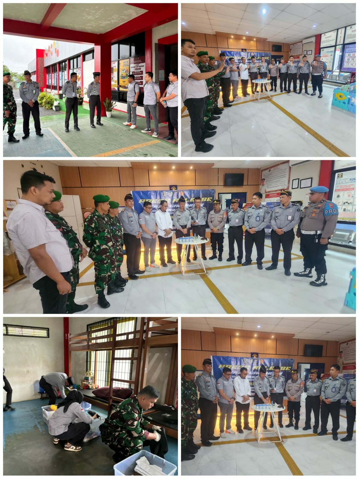 Giat razia gabungan dalam rangka P4GN serta pemberantasan benda terlarang lainnya Giat razia gabungan dalam rangka P4GN serta pemberantasan benda terlarang lainnya