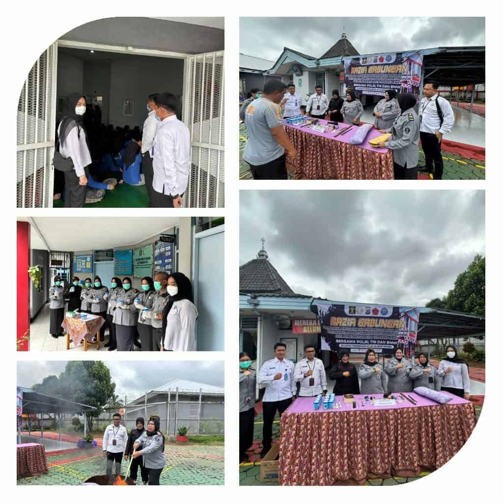 Giat razia gabungan benda terlarang lainnya Giat razia gabungan benda terlarang lainnya