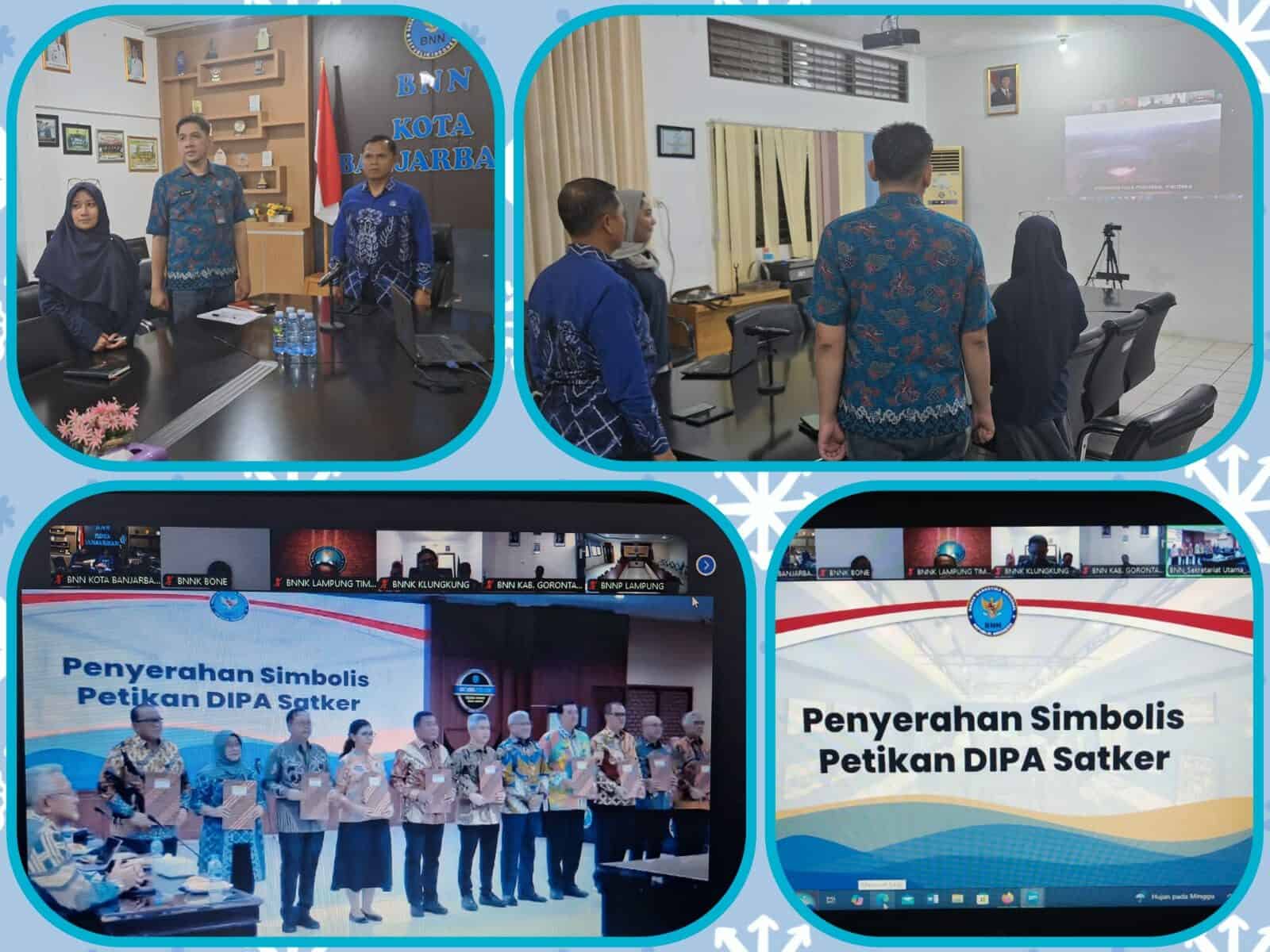 BNN Kota Banjarbaru, Arahan Kepala BNN RI Terkait Penyerahan DIPA BNN Tahun Anggaran 2025 Konsep Otomatis