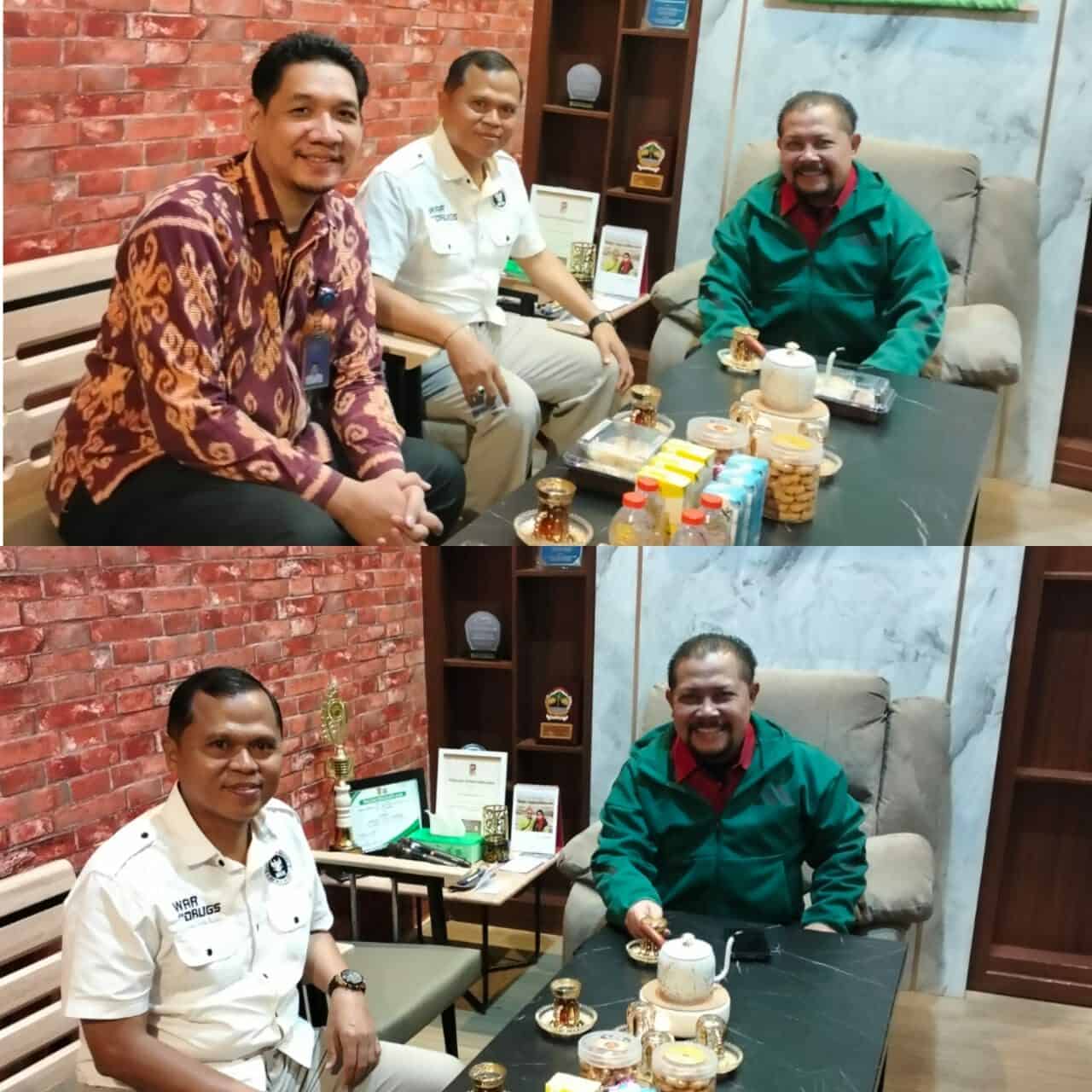 BNN Kota Banjarbaru, Koordinasi Terkait Pinjam Pakai Tanah Dan Bangunan Kantor Serta Dukungan Program P4GN di Wilayah Kota Banjarbaru BNN Kota Banjarbaru, Koordinasi Terkait Pinjam Pakai Tanah Dan Bangunan Kantor Serta Dukungan Program P4GN di Wilayah Kota Banjarbaru