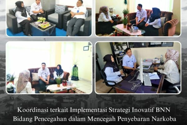 BNN Kota Banjarbaru, Koordinasi terkait Implementasi Strategi Inovatif BNN Bidang Pencegahan dalam Mencegah Penyebaran Narkoba di Kampung Rawan Narkoba