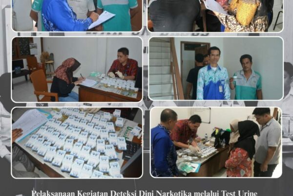 NN Kota Banjarbaru Pelaksanaan Kegiatan Deteksi Dini Narkotika melalui Test Urine karyawan PT. Rukun Abadi Sejahtera